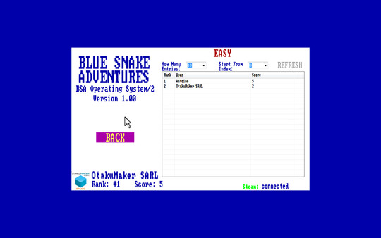 Screenshot z Blue Snake Adventures Screenshot z Blue Snake Adventures