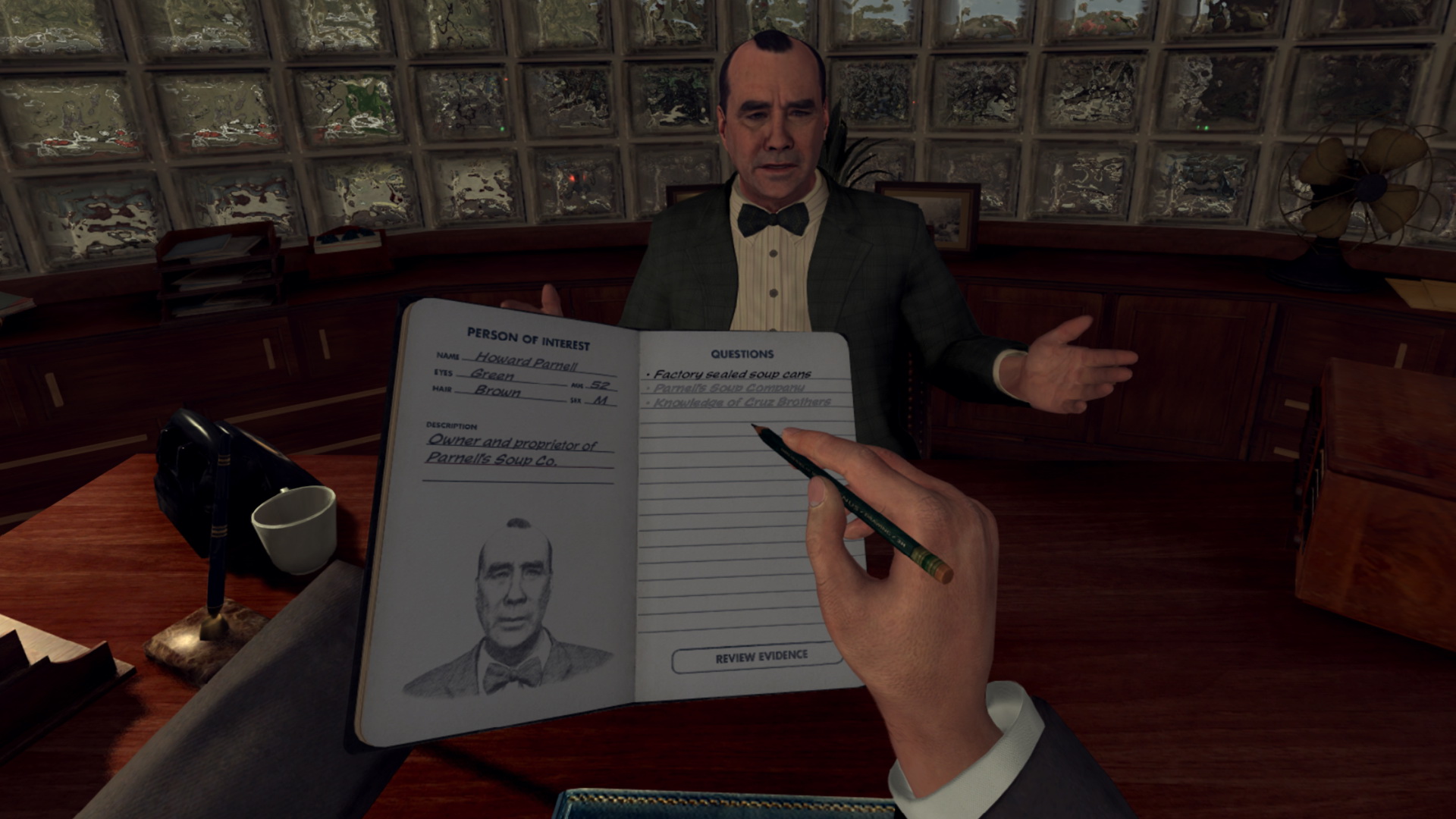 screenshot of L.A. Noire: The VR Case Files 4