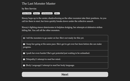 Screenshot z The Last Monster Master