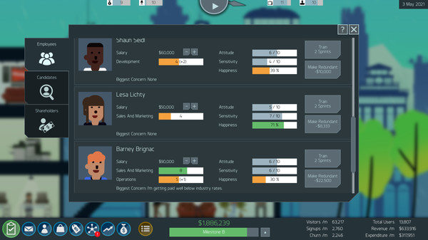 Screenshot z Startup Freak