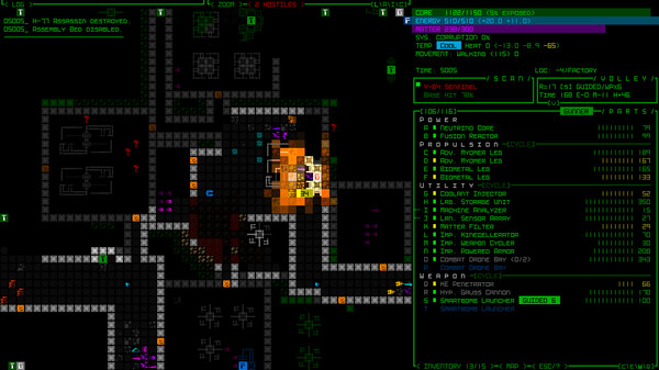 Screenshot z Cogmind