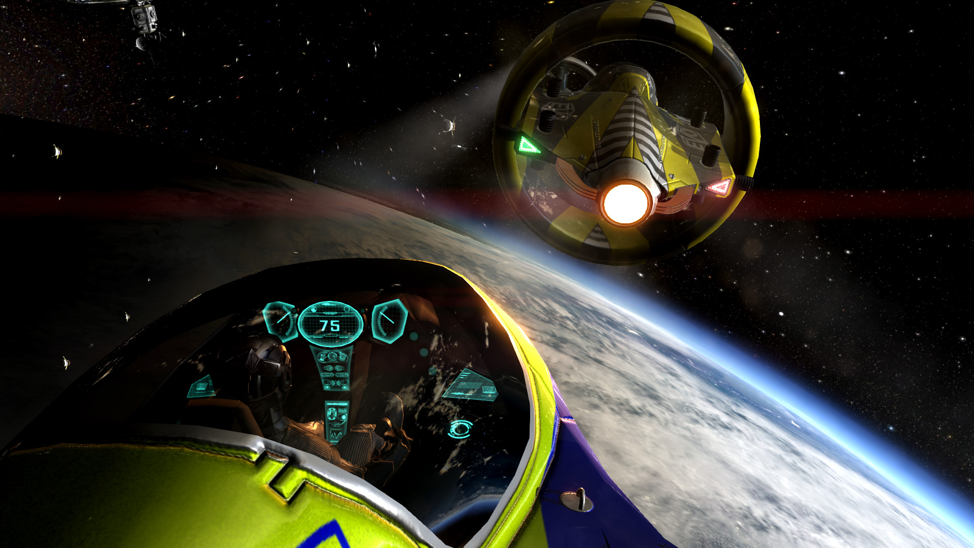 Orbital Racer gameplay screenshot 2