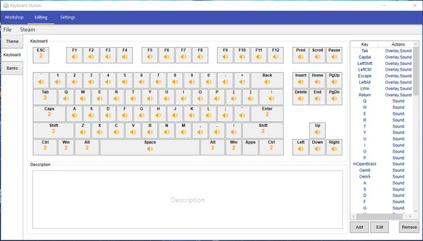 Screenshot z Keyboard Engine