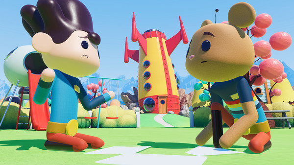 Screenshot z Morgan lives in a Rocket House in VR