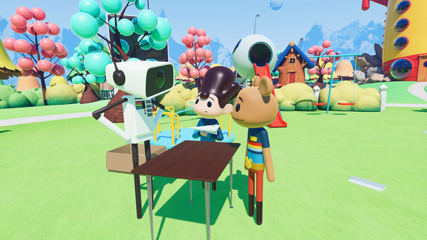 Screenshot z Morgan lives in a Rocket House in VR
