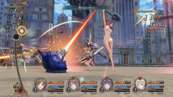 Screenshot z Dark Rose Valkyrie