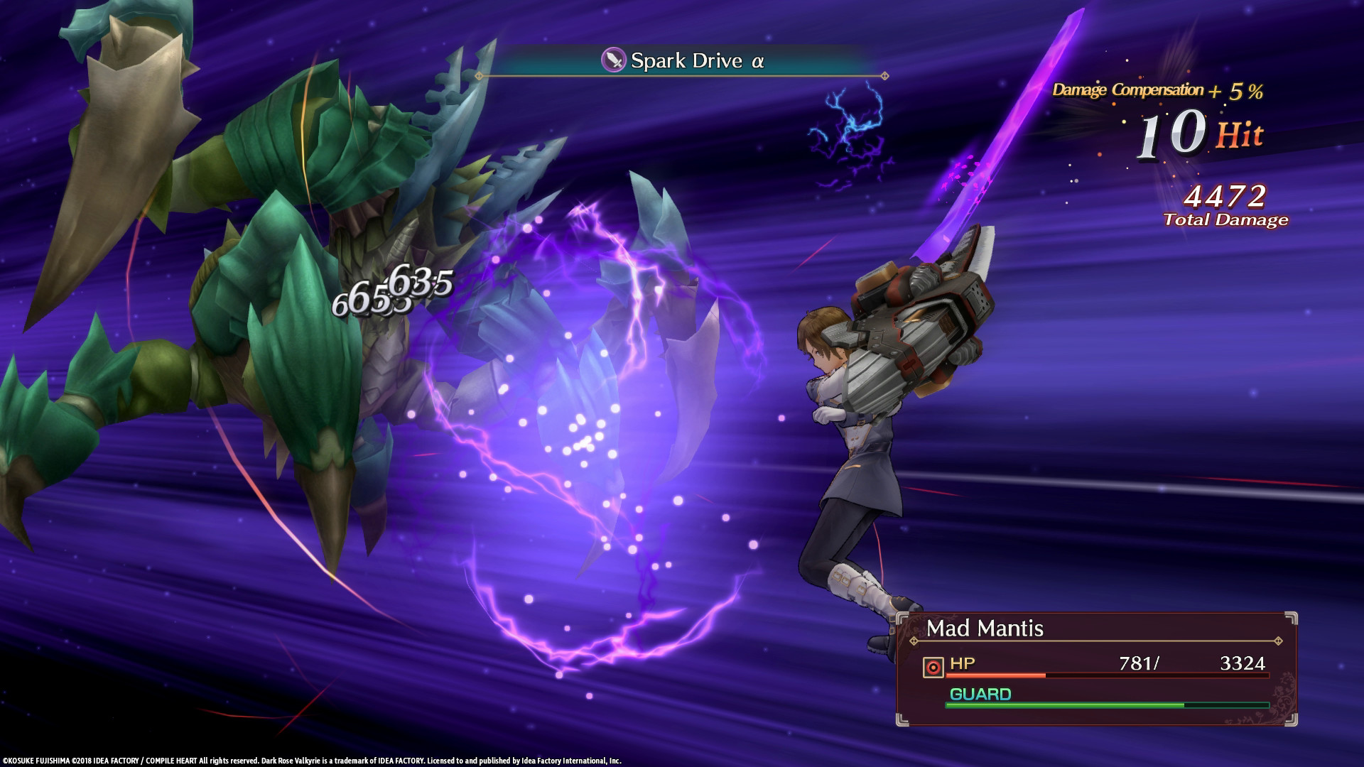 Dark Rose Valkyrie screenshot #3