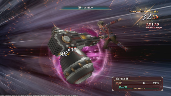 Screenshot z Dark Rose Valkyrie