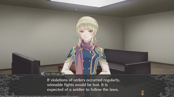 Screenshot z Dark Rose Valkyrie