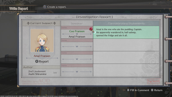 Screenshot z Dark Rose Valkyrie