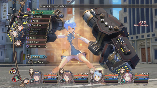 Screenshot z Dark Rose Valkyrie