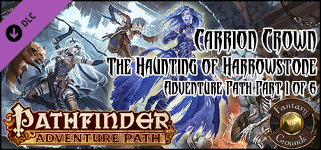Fantasy Grounds - Pathfinder RPG - Carrion Crown AP 1: The Haunting of Harrowstone (PFRPG) Header Image