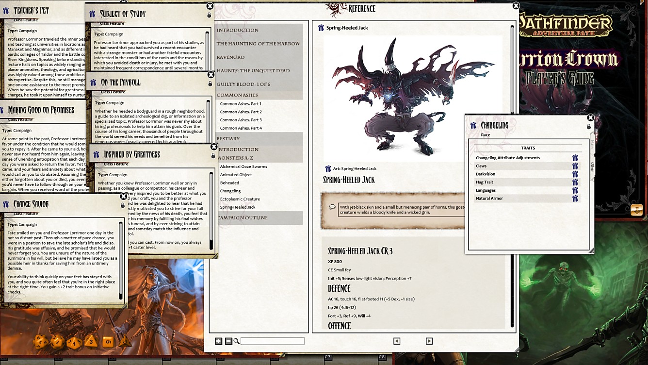 Fantasy Grounds - Pathfinder RPG - Carrion Crown AP 1: The Haunting of Harrowstone (PFRPG) screenshot 4