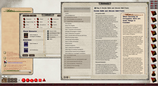 Fantasy Grounds - Investigator Handbook (CoC7E)