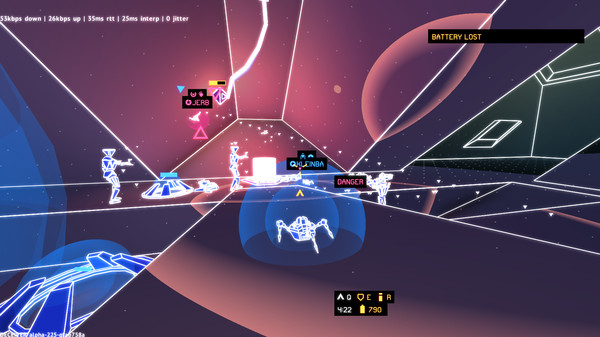 Screenshot of DECEIVER gameplay showing in-action mechanics