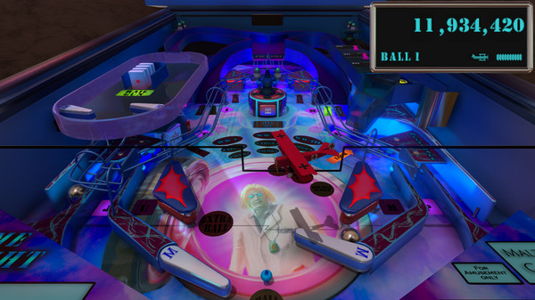 Screenshot z Malzbie's Pinball Collection