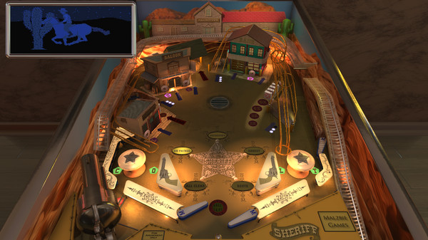 Screenshot z Malzbie's Pinball Collection