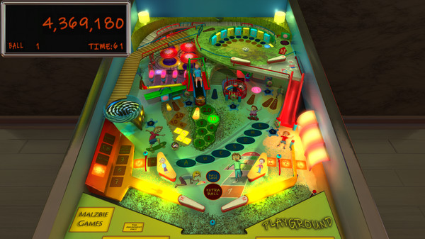 Screenshot z Malzbie's Pinball Collection