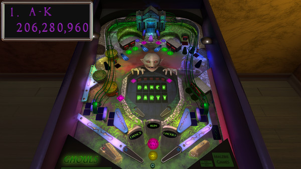 Screenshot z Malzbie's Pinball Collection