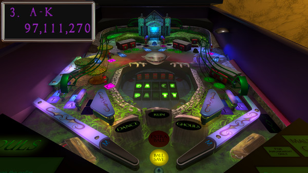 Screenshot z Malzbie's Pinball Collection