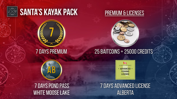 Fishing Planet: Santa's Kayak Pack