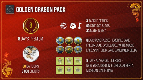 Fishing Planet: Golden Dragon Pack