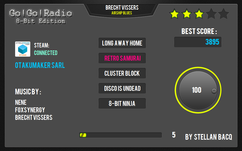 #2. Go! Go! Radio : 8-Bit Edition (Steam) 由: Bacq Stellan