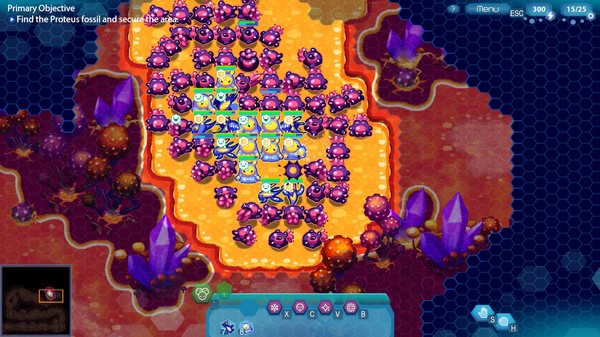 Screenshot z Amoeba Battle