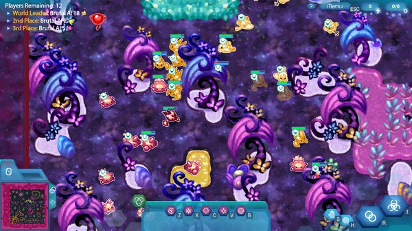 Screenshot z Amoeba Battle