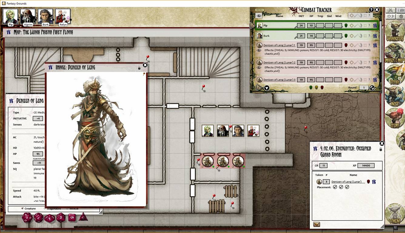 Fantasy Grounds - Pathfinder RPG - Strange Aeons AP 3 - Dreams of the Yellow King (PFRPG) screenshot 3