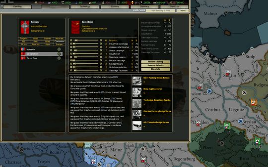 Screenshot z Darkest Hour: A Hearts of Iron Game