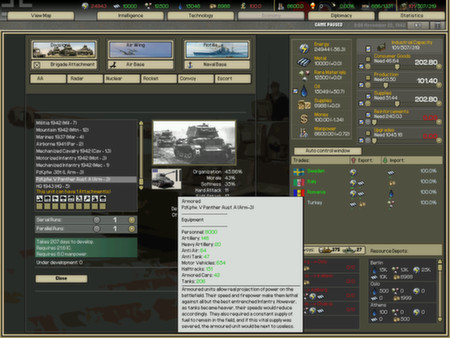 Screenshot z Darkest Hour: A Hearts of Iron Game