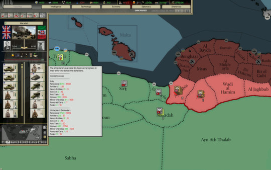 Screenshot z Darkest Hour: A Hearts of Iron Game
