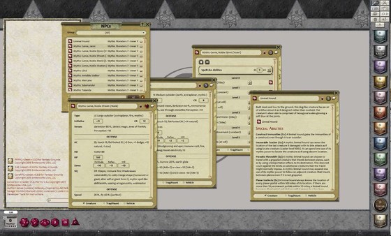 Fantasy Grounds - Mythic Monster #7: Inner Planes (PFRPG)