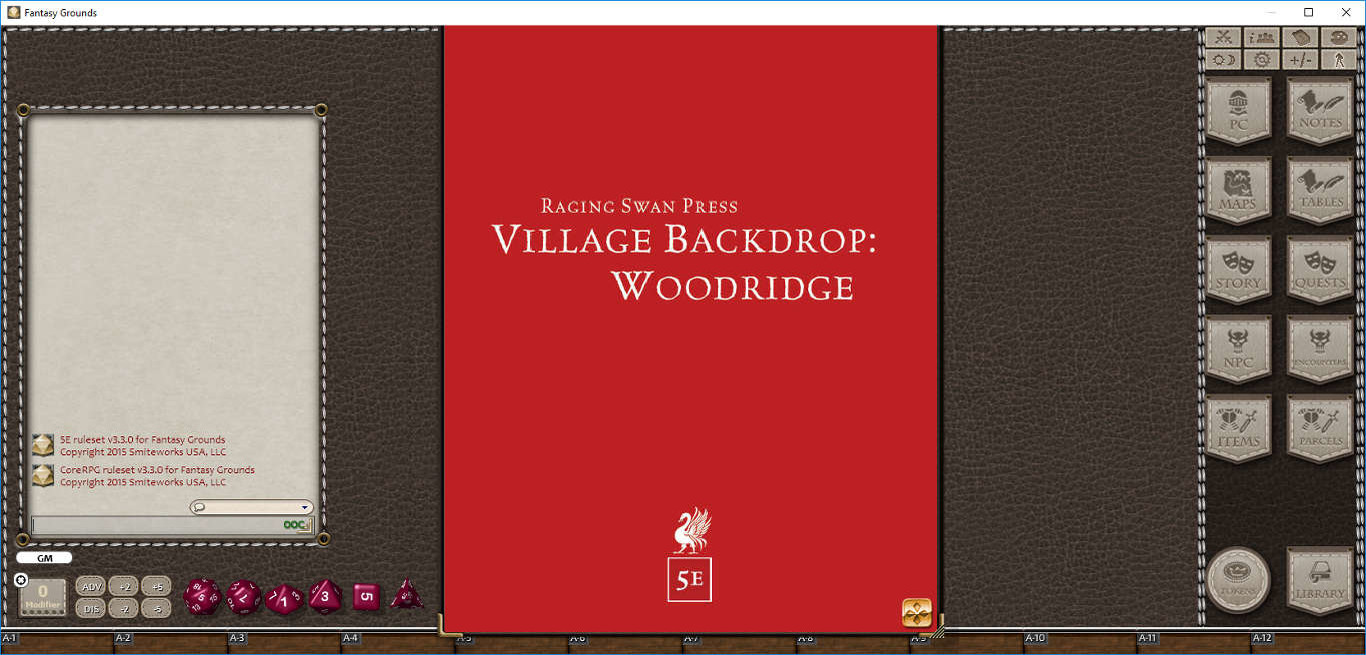 Fantasy Grounds - Village Backdrop : Woodridge (5E) Featured Screenshot #1