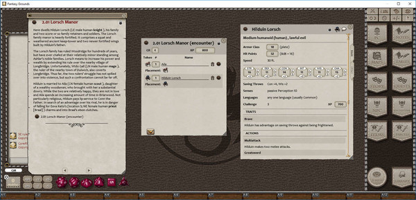 Fantasy Grounds - Village Backdrop : Woodridge (5E)