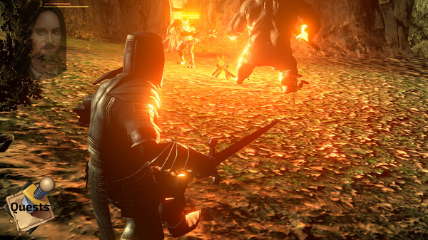 Screenshot z The Monk and the Warrior. The Heart of the King.