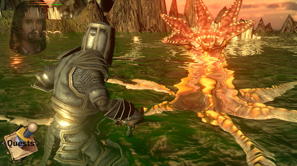 Screenshot z The Monk and the Warrior. The Heart of the King.