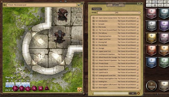 Fantasy Grounds - Compass Point #05: The Tower of Lord Munch (PFRPG)
