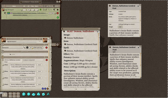 Fantasy Grounds - Creature Components Volume 1 (5E)