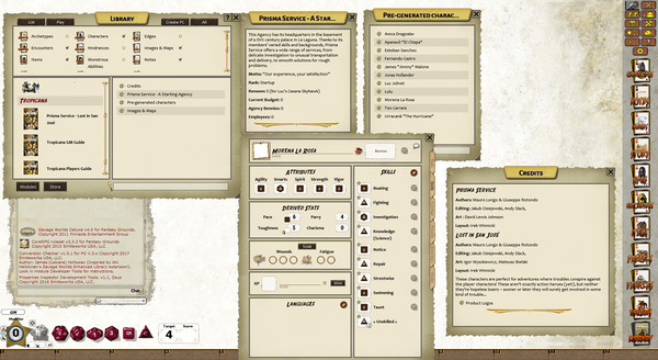Fantasy Grounds - Tropicana Campaign Setting (Savage Worlds)