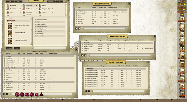 Fantasy Grounds - Tropicana Campaign Setting (Savage Worlds)