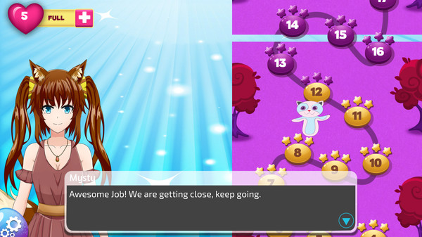 Screenshot z Anime Bubble Pop