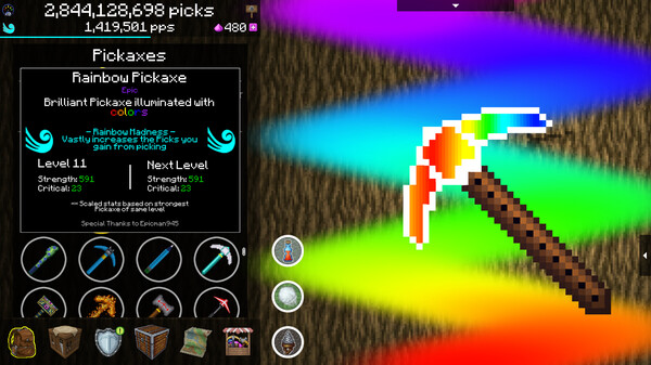 Screenshot z PickCrafter Screenshot z PickCrafter