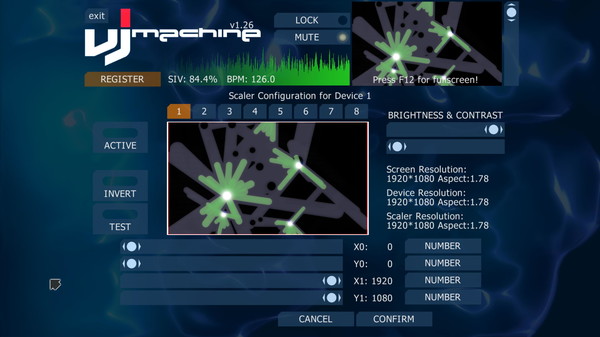 Screenshot z VJmachine Home Screenshot z VJmachine Home
