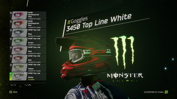 Monster Energy Supercross - Bluefire Custom Rider Pack
