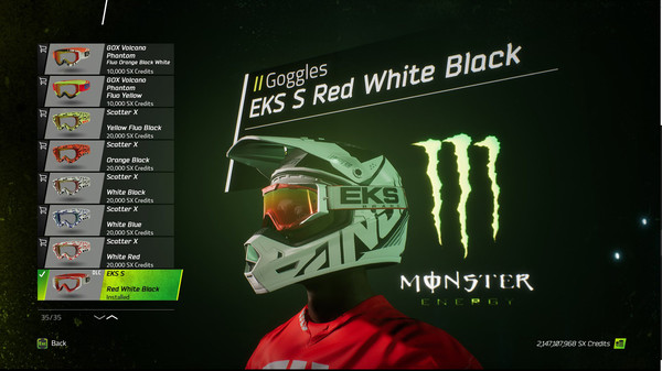 Monster Energy Supercross - Redfire Custom Rider Pack