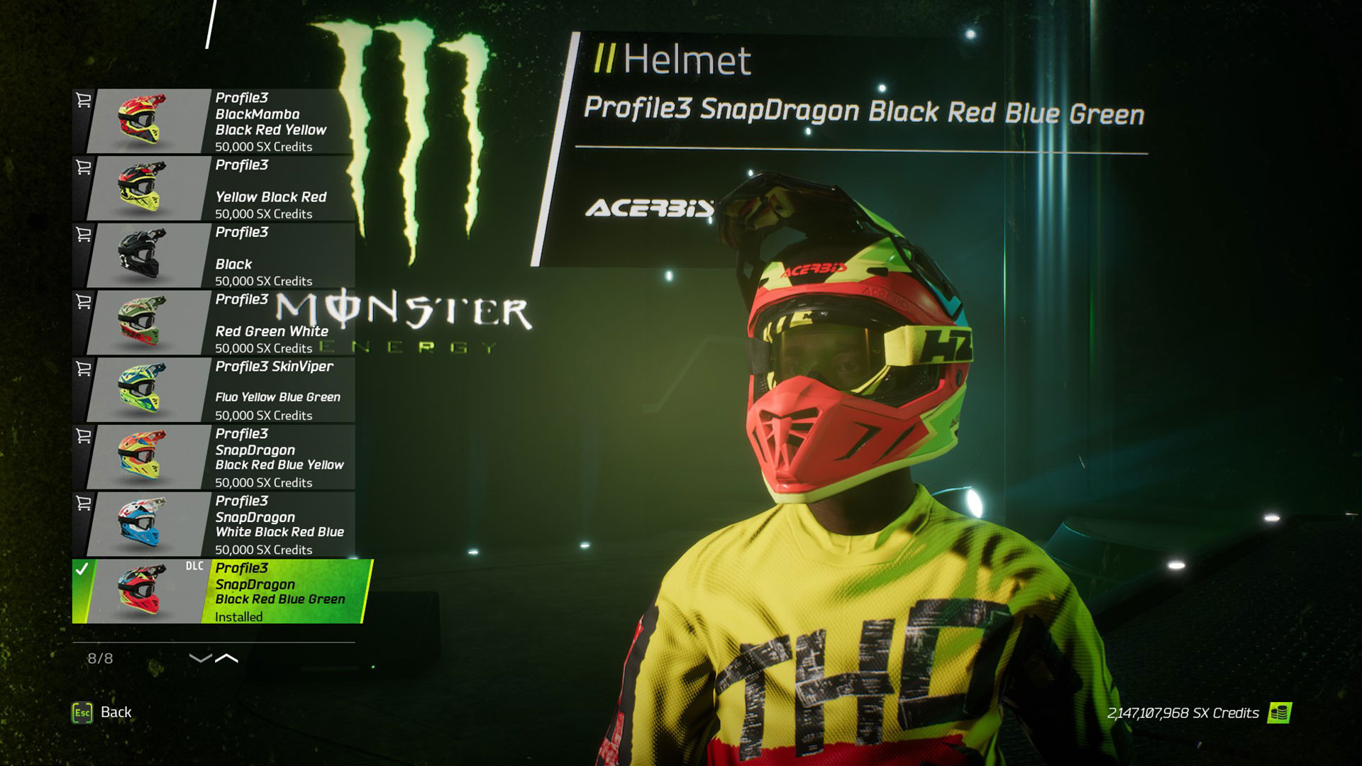 Monster Energy Supercross - Yellowfire Custom Rider Pack Featured Screenshot #1