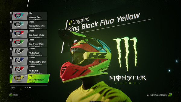 Monster Energy Supercross - Yellowfire Custom Rider Pack