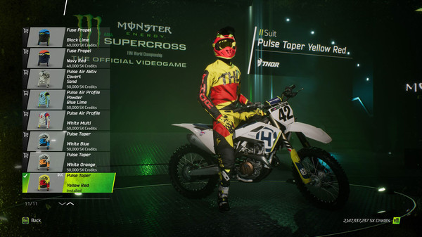 Monster Energy Supercross - Yellowfire Custom Rider Pack